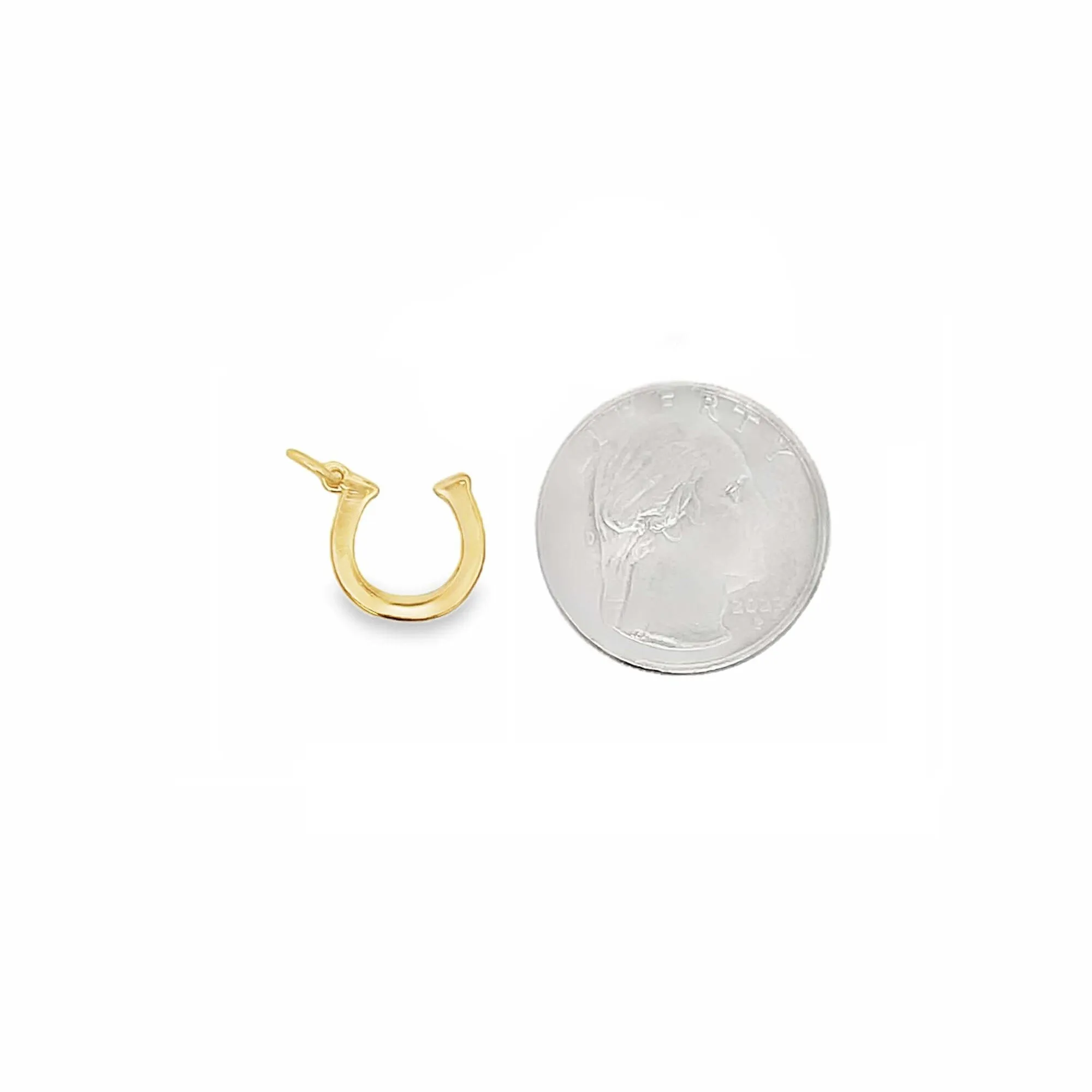Small Simple Horseshoe Pendant