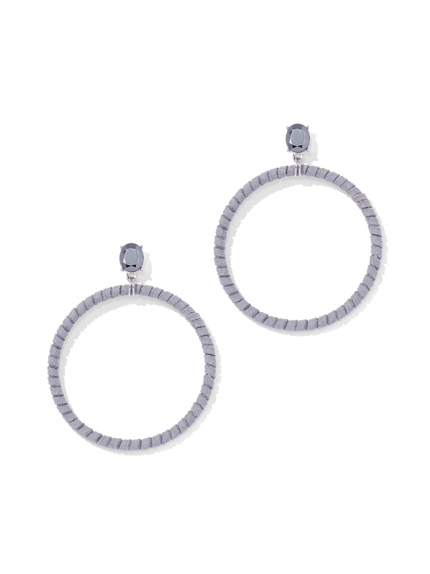Sparkling Hoop Drop Earring