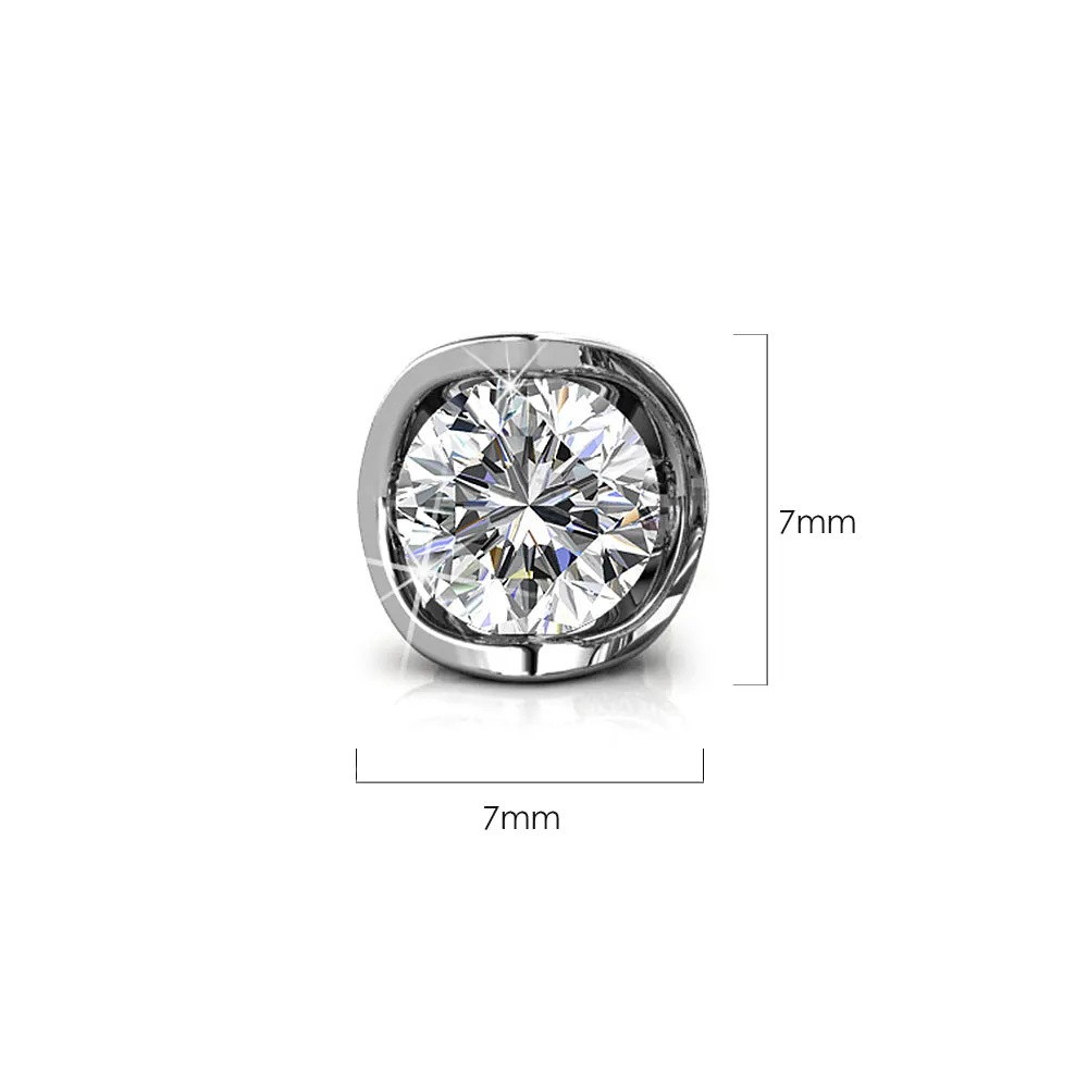 Star Mizar Stud Earrings Embellished With SWAROVSKI Crystals