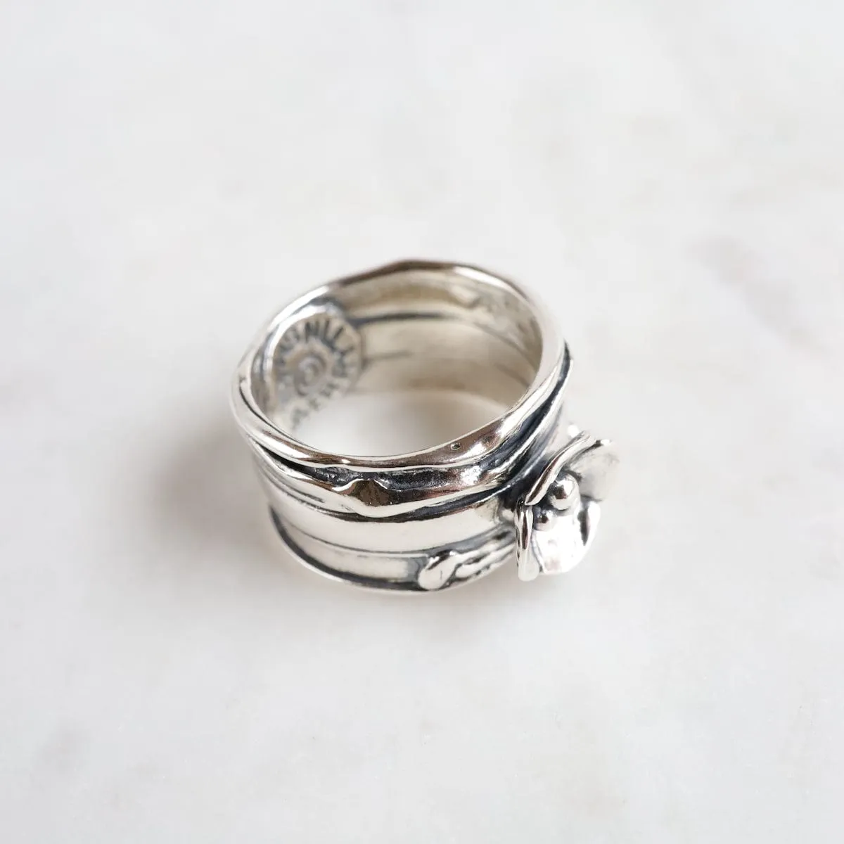 Triple "Jennifer" Vine Band with Dogwood Ring