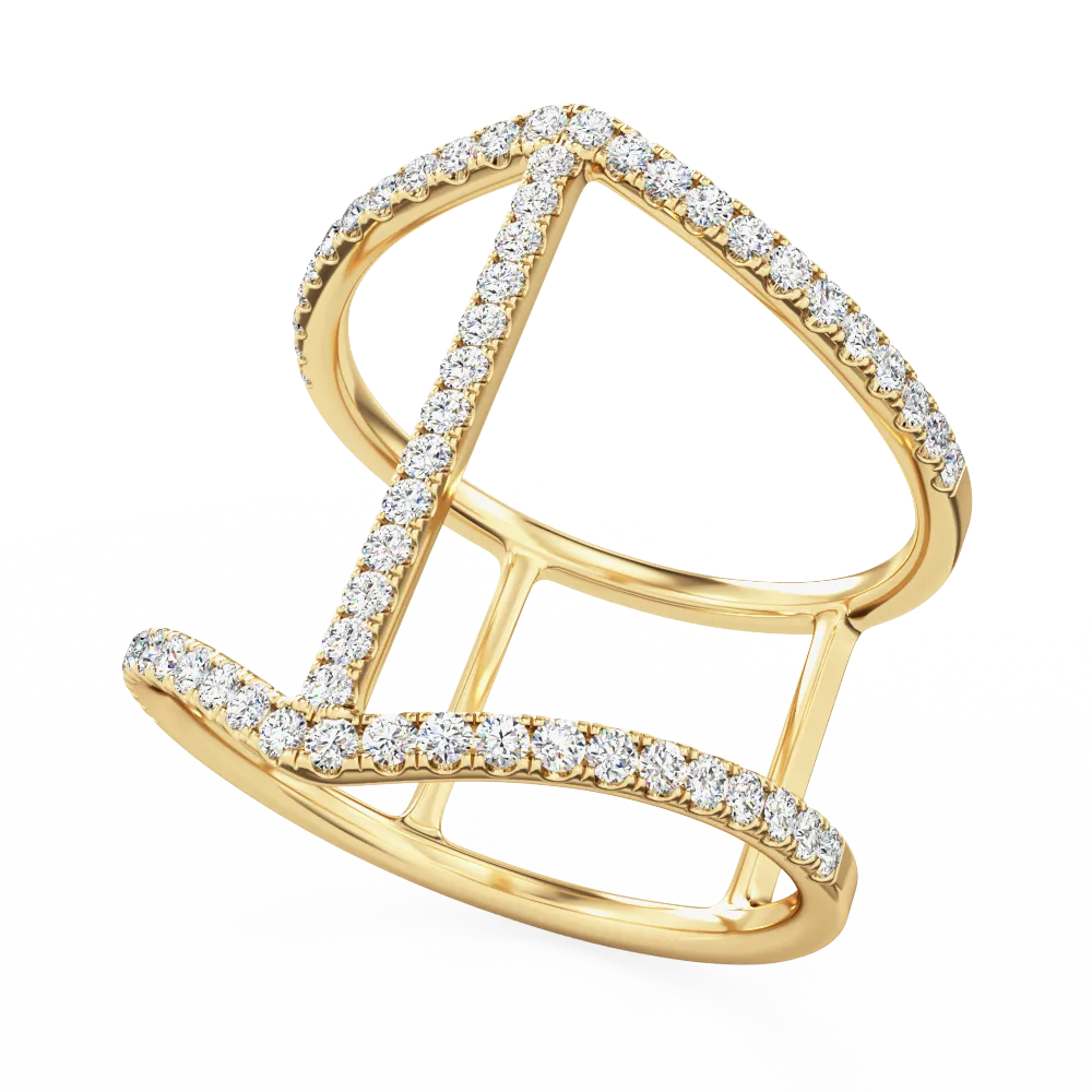 Violet Cocktail Ring