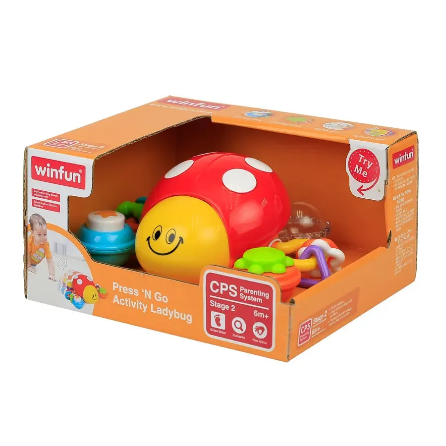 Winfun Press 'N Go Activity Ladybug