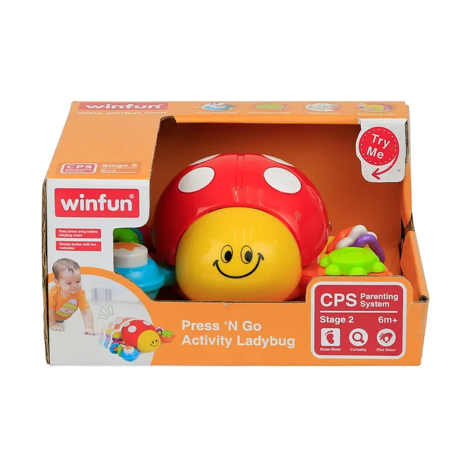 Winfun Press 'N Go Activity Ladybug