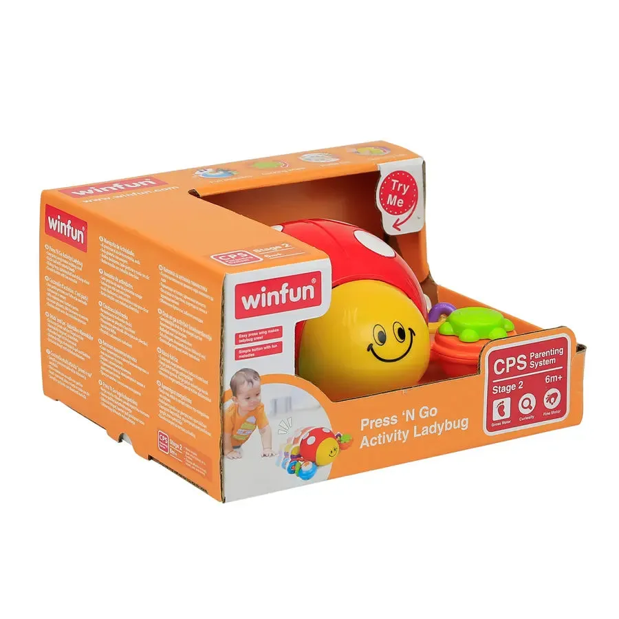 Winfun Press 'N Go Activity Ladybug