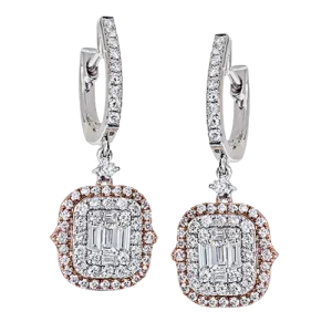 ZE531 Earring in 14k Gold with Diamonds
